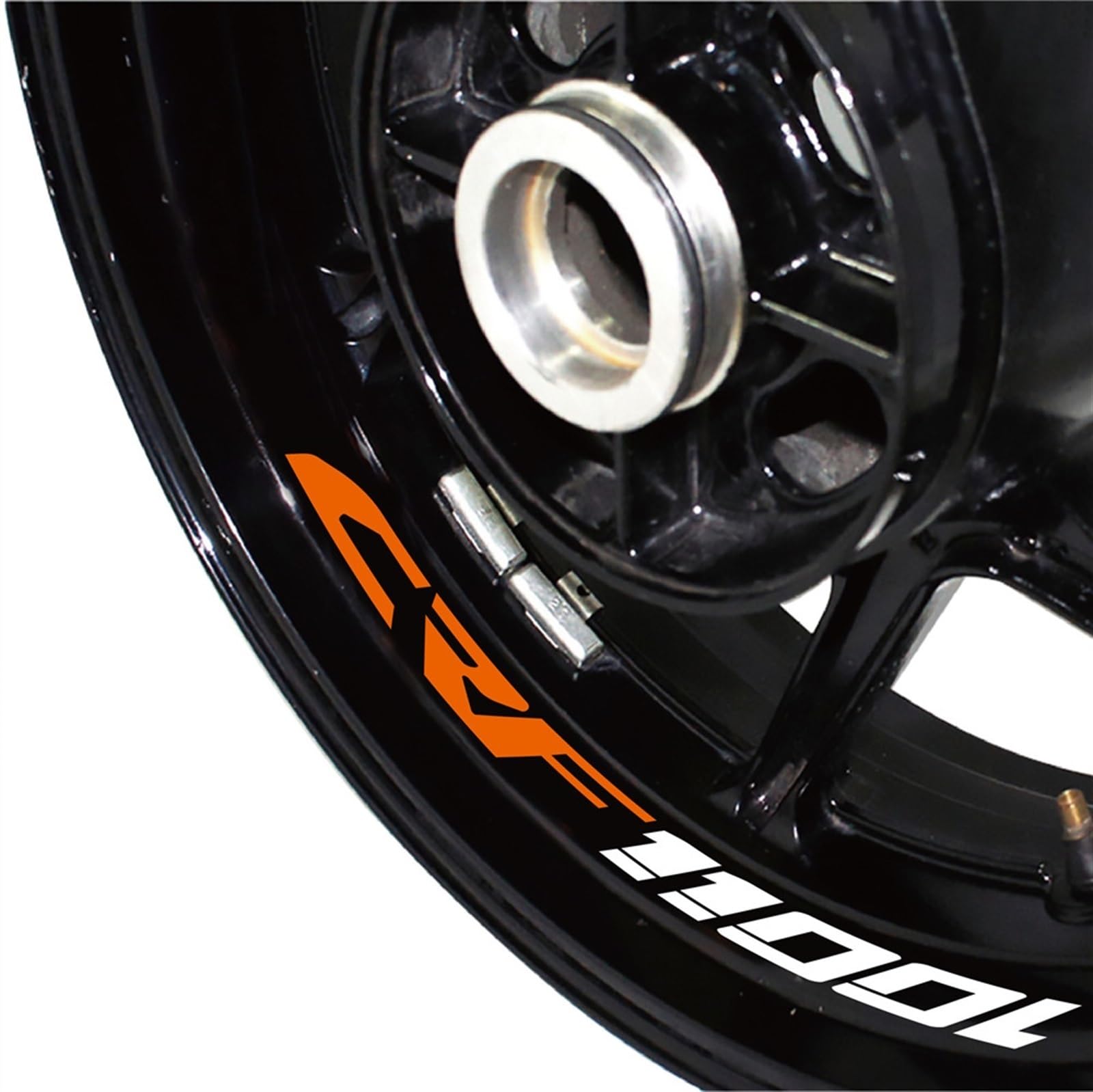Motorcycle Wheel Stickers Decorated Reflective Decals Case Waterproof for Africa-Twin CRF1100L Crf 1100l Decorative(Color2)