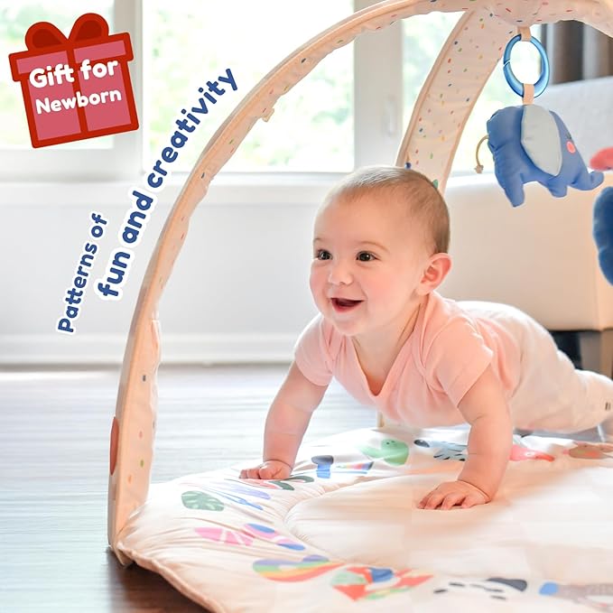 Baby Play Gym & Activity Mat with Light-up Musical Arch miniatura 7