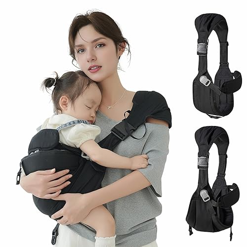Portabebés para bebé, portabebés de recién nacidos a niños pequeños Wrpas Essentials seguro, portátil y ligero, diseño ergonómico, asiento de cadera