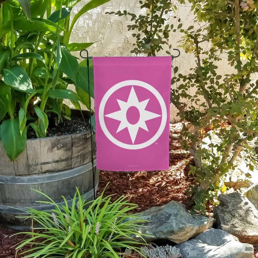 Green Lantern Blackest Night Star Sapphire Logo Garden Yard Flag