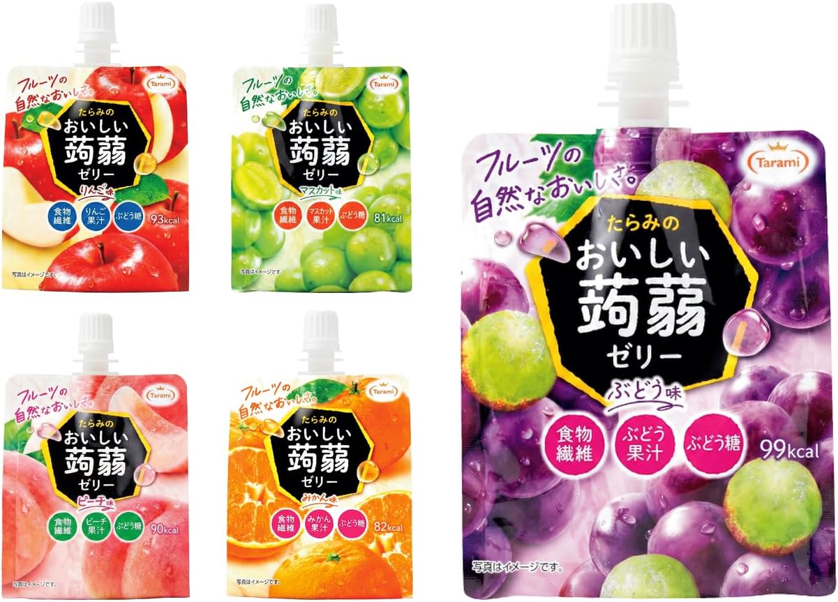 たらみ おいしい蒟蒻ゼリー 150g 5