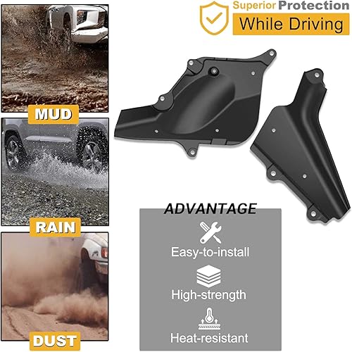 Miniatura 6 de A-Premium Protectores contra salpicaduras compatibles con Toyota Land Cruiser J200 2007-2020 Lexus LX570 2008-2020 2008-2020 Juego de 4 piezas