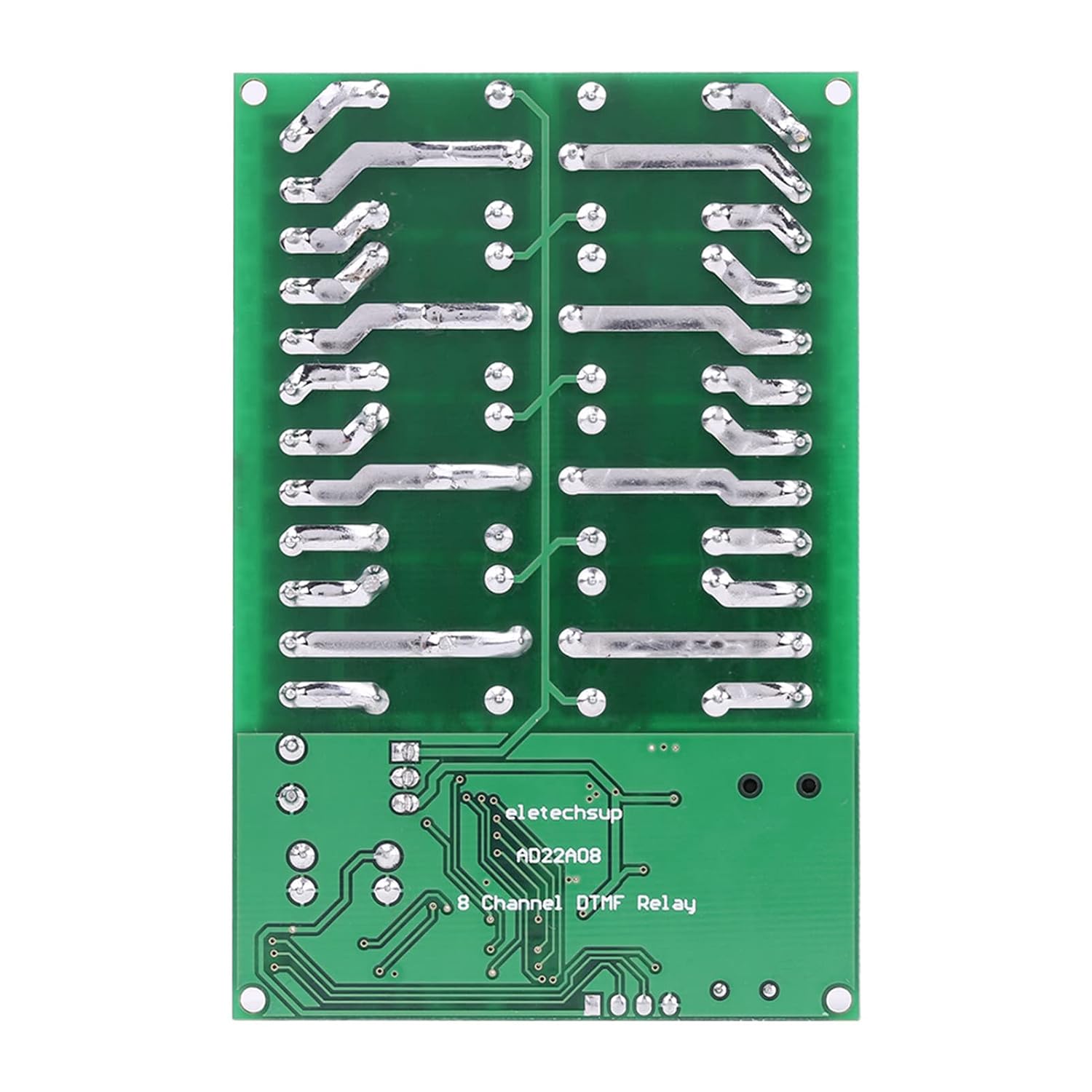 Baxnore AD 22 A 08 8CH DTMFリレーモジュール、電話音声制御リモートスイッチ、ホームオートメーション用の3.