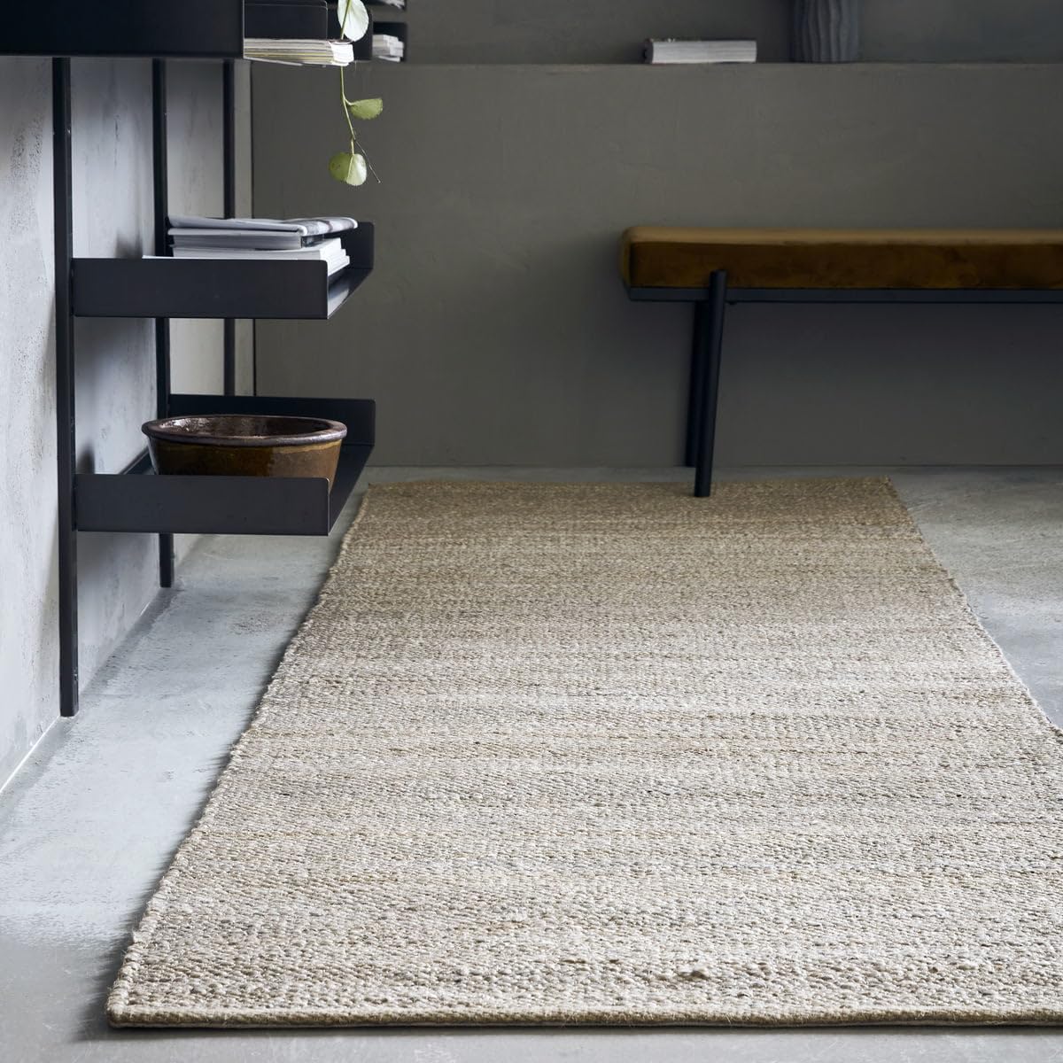 House Doctor Tapis en Chanvre Naturel 300 x 90 cm