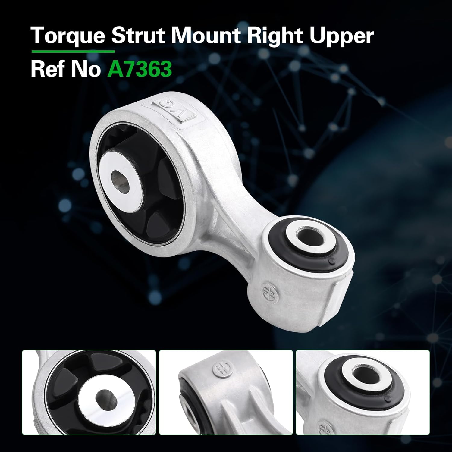 Engine Motor Transmission Mount Kit Compatible with Altima 2007-2012 3.5L V6 & Maxima 2009-2014 3.5L V6 Auto CVT Trans, Replace OE A4355HY A4356HY A7362 A4365HY A7363 A7361 6pcs