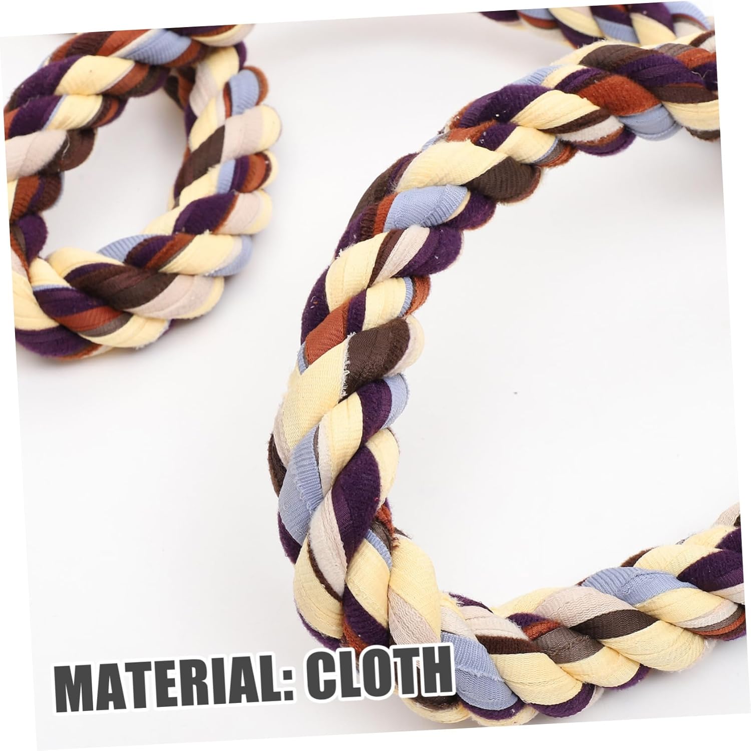 SUPVOX Funny Tug of War Game Rope Colorful Cloth Pulling Rope for Durable and Safe for Outdoor School Parties and Activities Lightweight Design for Easy Handling