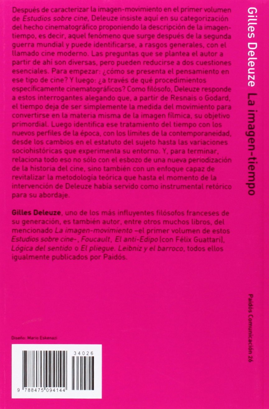 La imagen-tiempo: Estudios sobre cine 2: 1 (Comunicación)