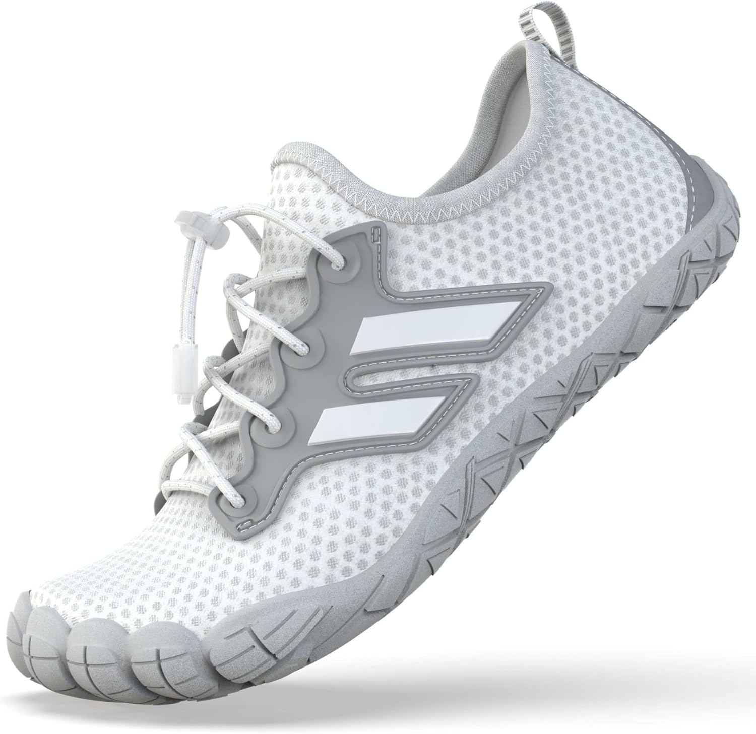 G2RISE Water Shoes Woman Men, Quick Dry & Breathable Barefoot Shoes for Beach, Pool, Sports, Surf & Swim White