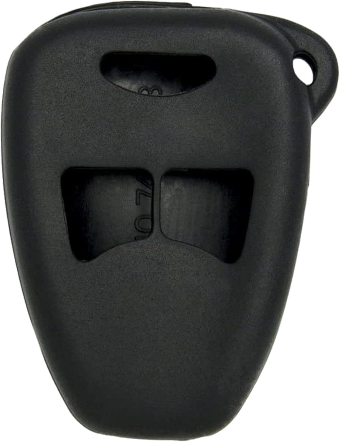 Keyless2Go Replacement for New Silicone Cover Protective Case for Select Dodge Chrysler Jeep 3 Button Remote Head Keys - Black