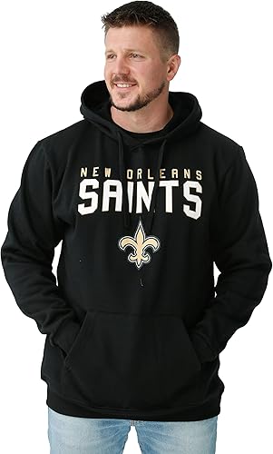 Miniatura 4 de FOCO Sudadera con capucha para hombre con logotipo del equipo de la NFL