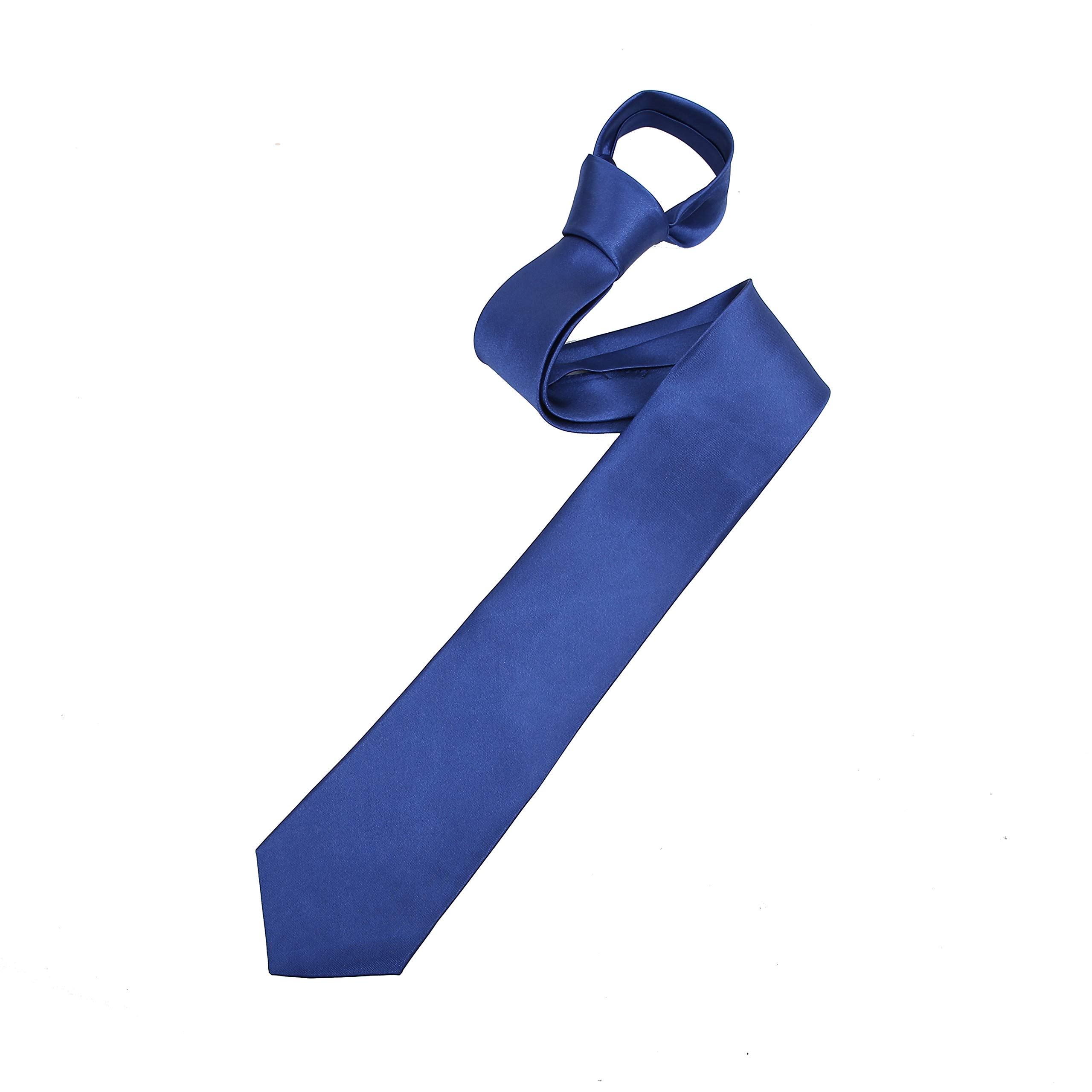 The Tie Company Men's Navy The Tie Co™ Wide 7.5Cm Plain Satin Tie (Navy)