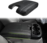 Vista 1 de Muslogy Funda para reposabrazos de consola central apta para Chevy Silverado/Tahoe y GMC Sierra/Yukon 2007-2013, cómoda almohadilla