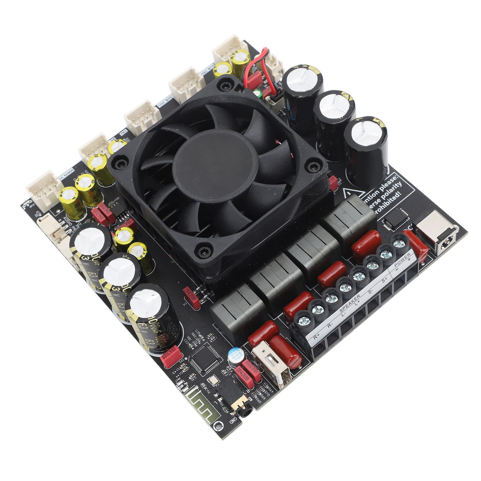 FTVOGUE Scheda Amplificatore Digitale, Materiale PCB, Audio Stereo 2x300 W con Guadagno Regolabile per Subwoofer, Ideale per l'home Theater e gli Appassionati di Musica