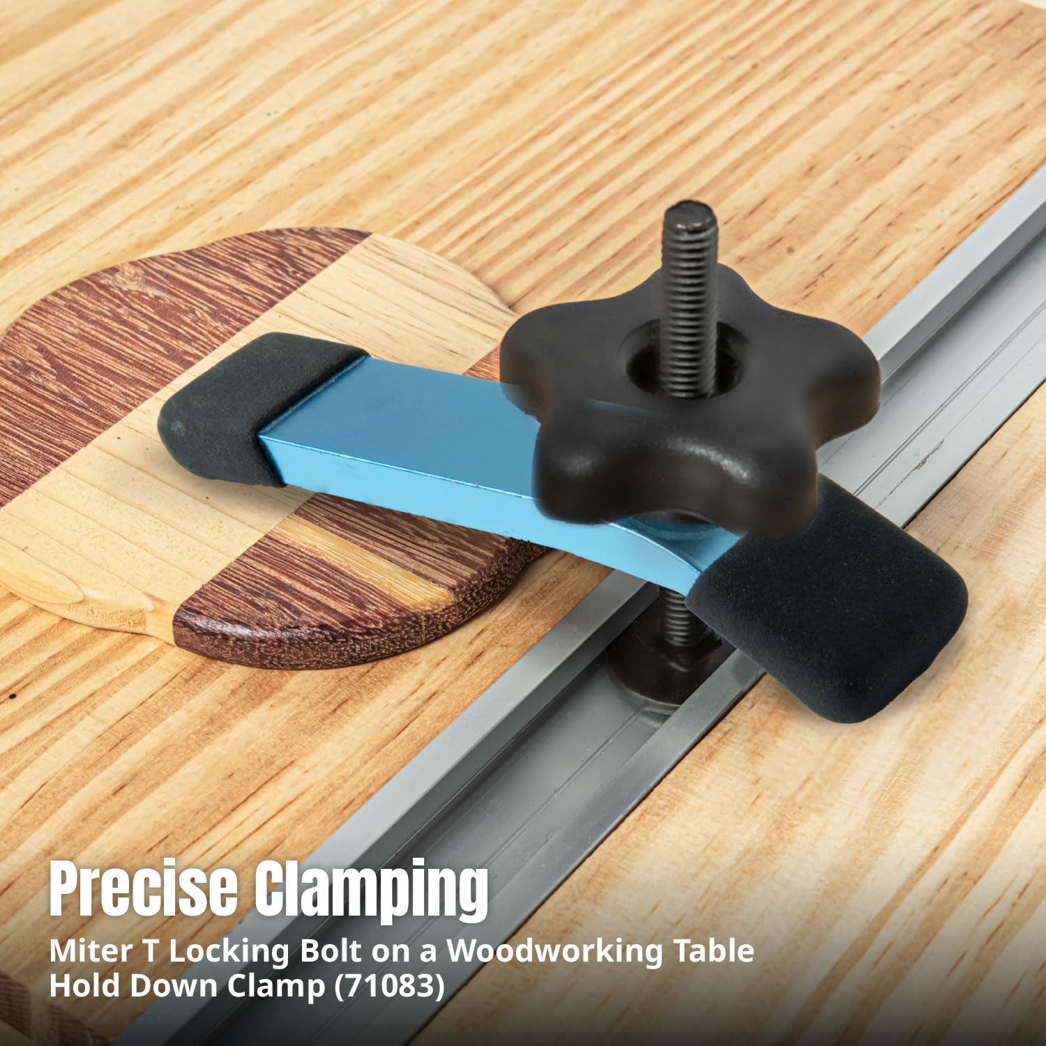 たーセット POWERTEC Table Saw Miter T Track Bolts, 1/4