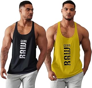 bab being beast apparel BAB Men's Round Neck Gym Vest | Men Vest Gym | Men Vest Combo | Polyester Printed Vest Pack of 2 | Stylish & Comfortable Vest-picture-56
