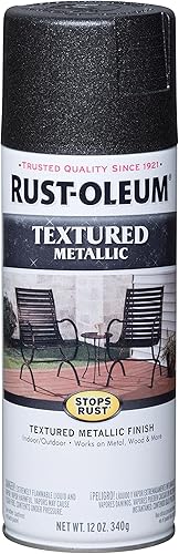 Rust-Oleum 252303 Pintura en aerosol con textura metálica que detiene el óxido, 12 onzas, galaxia