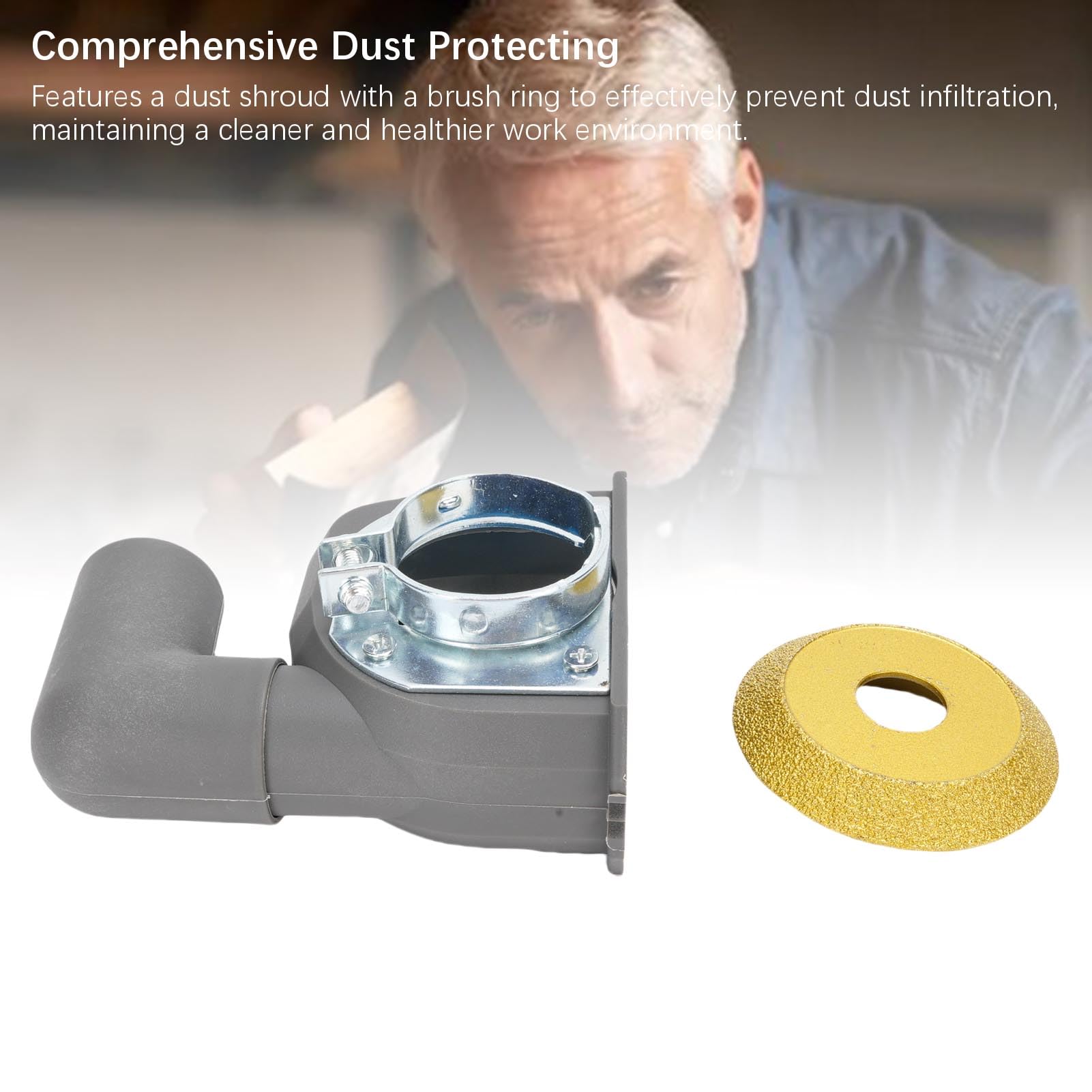 Copertura per smerigliatrice 100/115 |Protezione taglierina per scanalatura da 9 mm (25MM)