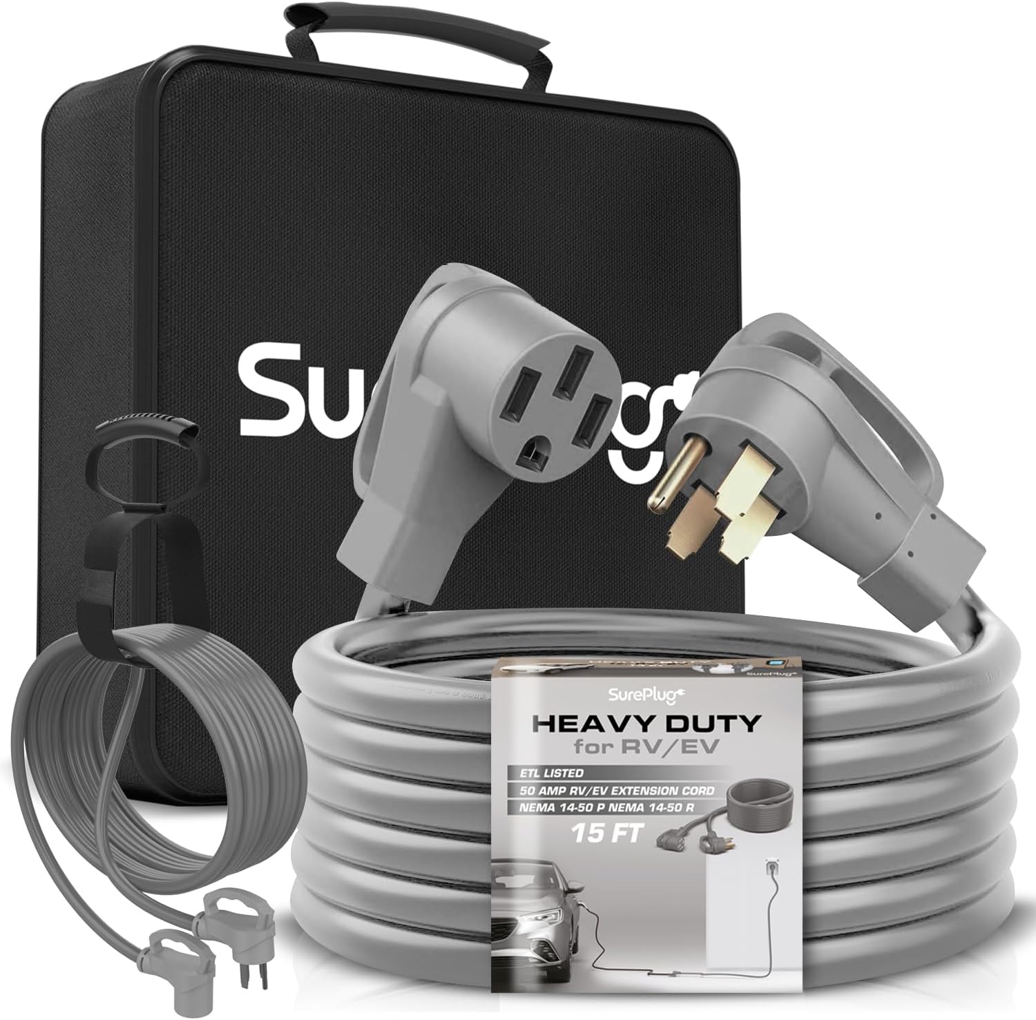 Parkworld RV/EV 50A Extension Cord, NEMA 1450 Extension