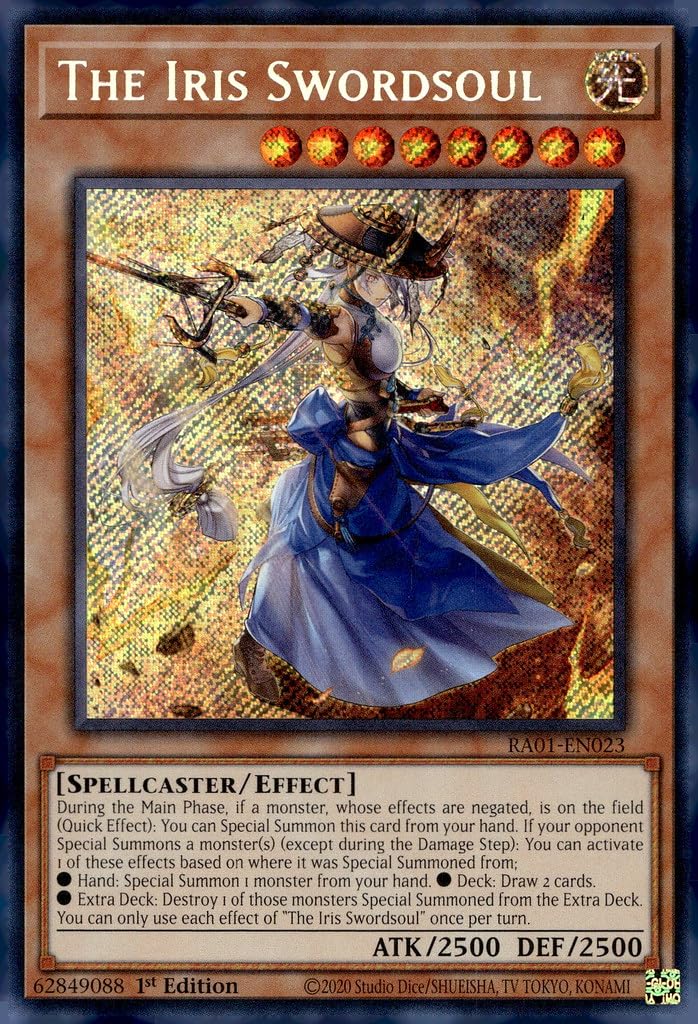 The Iris Swordsoul (Secret Rare) - RA01-EN023 - Secret Rare - 1st Edition