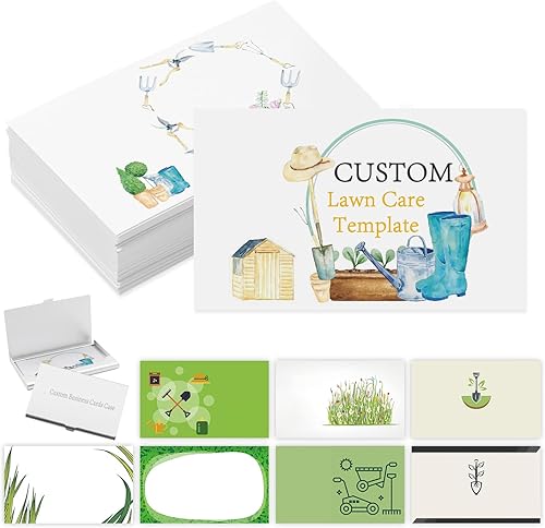 Miniatura 20 de Tarjetas de visita comerciales personalizadas con logotipo, personalizadas imprimibles de doble cara, tarjetas de visita personalizables 1000 500