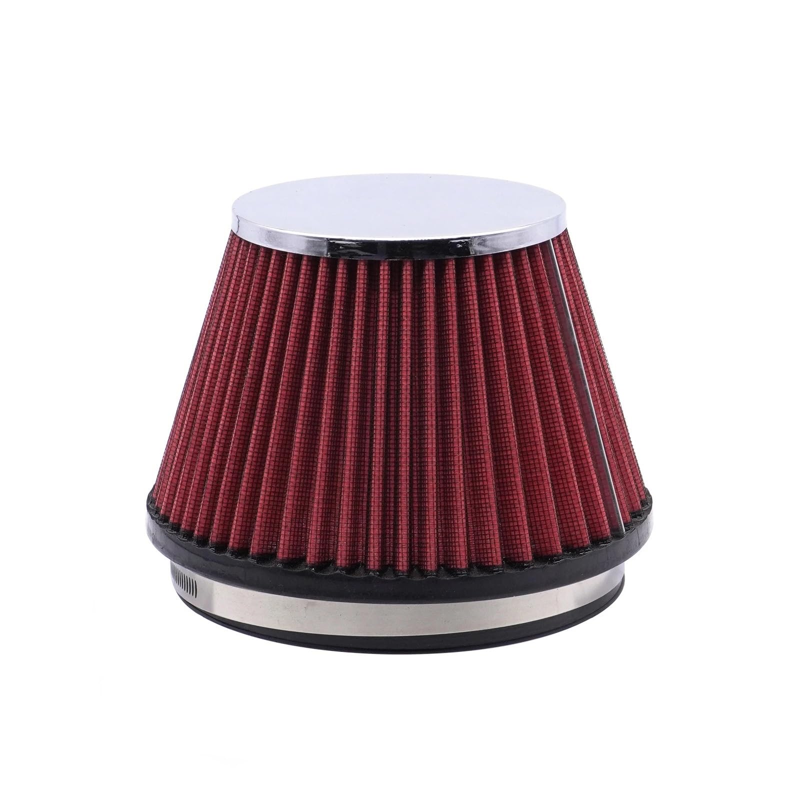 Filtro de admisión de aire frío de alto rendimiento, 150 mm-89 mm, for coches de carreras, deportivos, de 6 a 3,5 pulgadas, reutilizable y lavable.