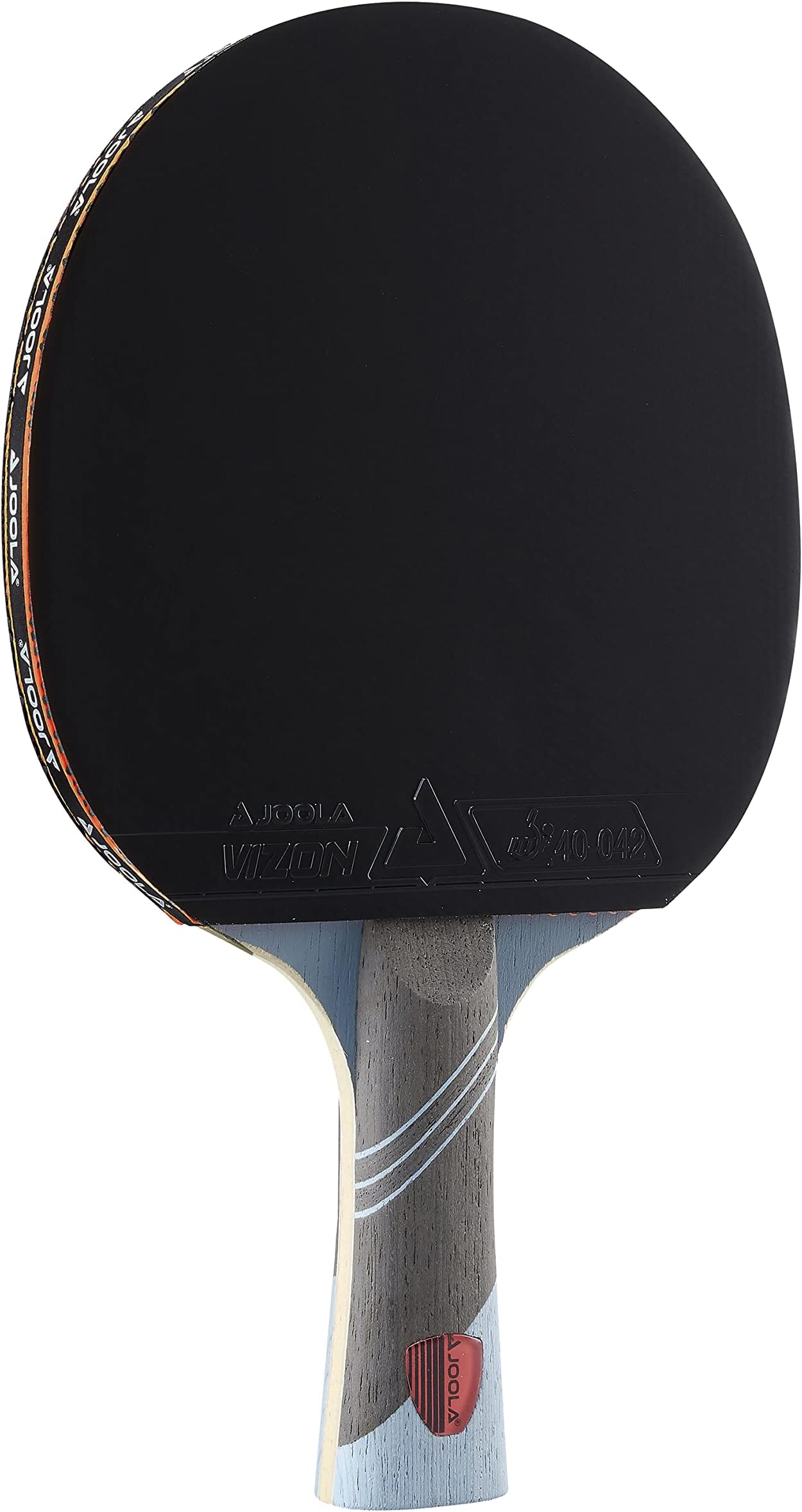 JOOLA Omega Speed - Table Tennis Racket for Advanced Training with Flared Handle - Tournament Level Ping Pong Paddle with Torrent 33 Table Tennis Rubber- Designed for Speed