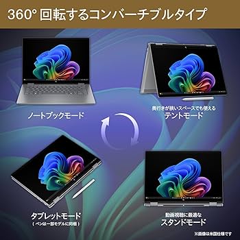 Amazon.co.jp: HP ノートパソコン OmniBook X Flip 14-fm 14.0