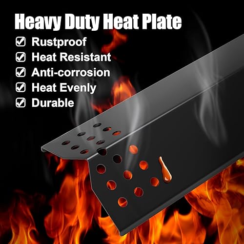 Miniatura 4 de BMMXBI 720-0819 Kit de piezas de parrilla para Kitchen Aid 720-0819 720-0819A 2 quemadores de gas, repuesto de tubo de quemador de placa de calor