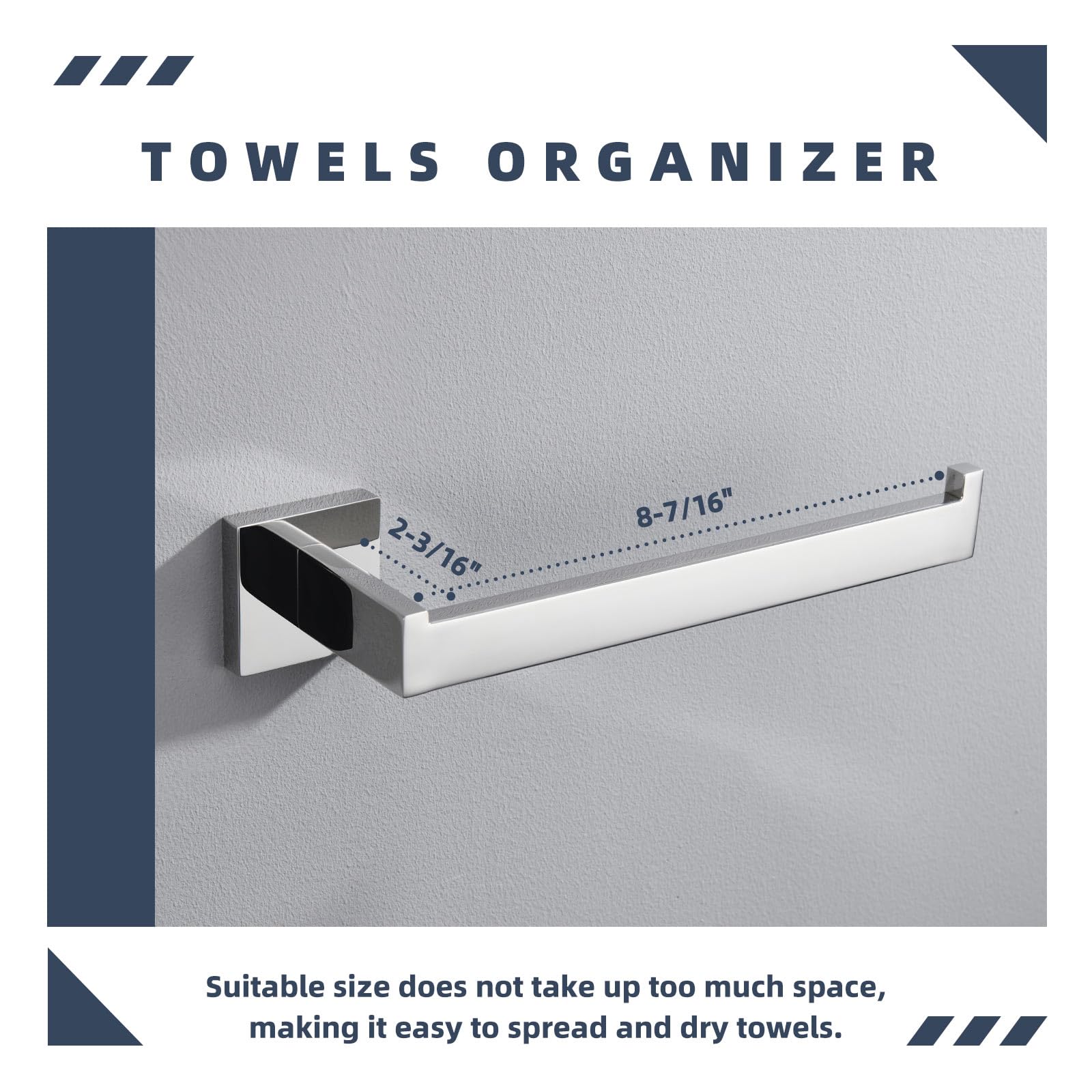 Suyar Toilettenpapierhalter – Gebürstetes Nickel, SUS304 Edelstahl, Wandmontage, Offenes Design Für Links/Rechts