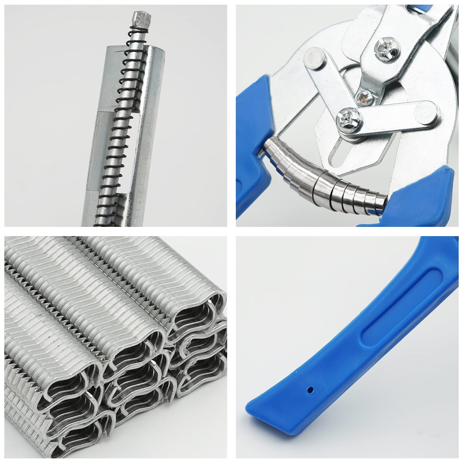 Pinza Per Anelli M Con 1200 Chiodi - Attrezzo Per Recinzioni E Lavori Di Fai Da Te | Manico Antiscivolo - Foto 12