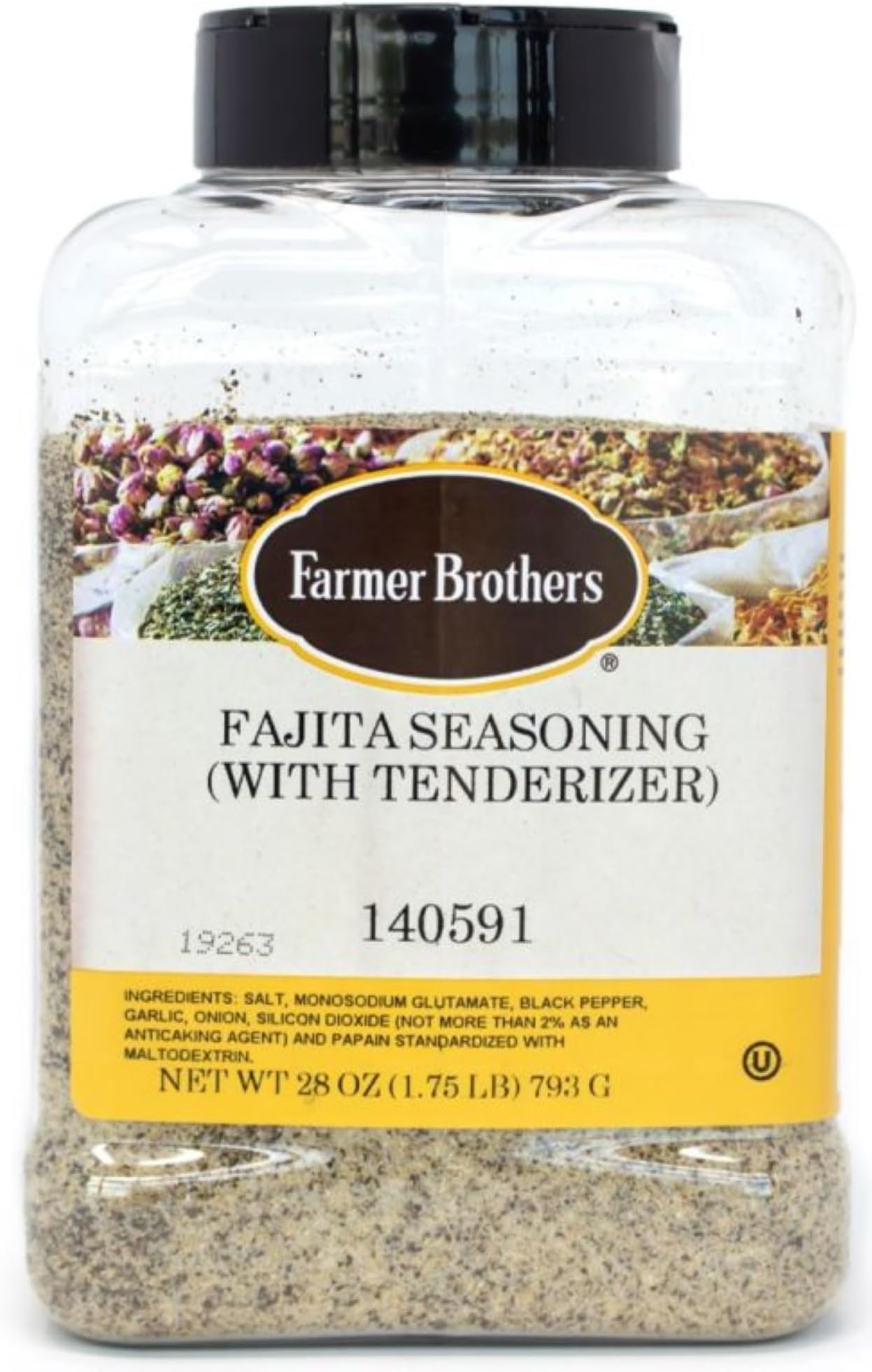 Fajita Seasoning 1lb 12 Oz Large Restaurant/
