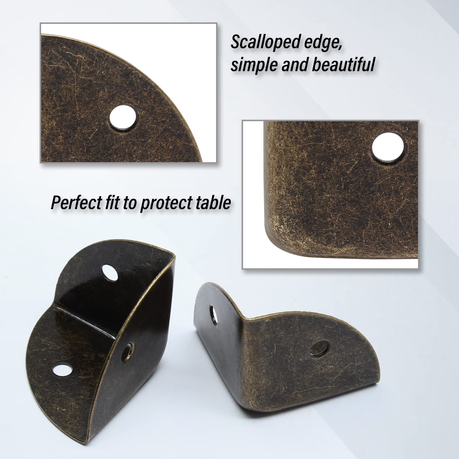 Amazon.co.jp: BokWin メタルボックスコーナープロテクター 20個 25mm