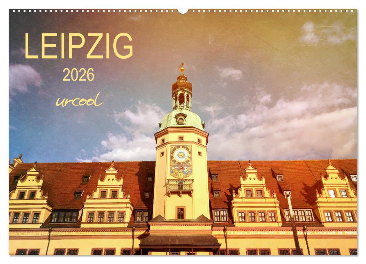Calendrier Leipzig 2026 photo ville panoramique CALVENDO A2 paysage