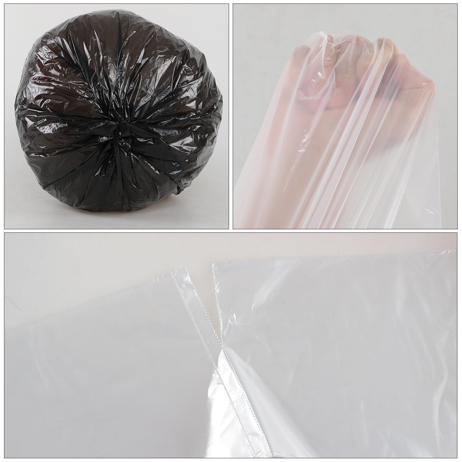 40 Litri di capacità per la Sacchetti Spazzatura Sacchi Per Spazzatura, 150 Pezzi/6 Rotoli