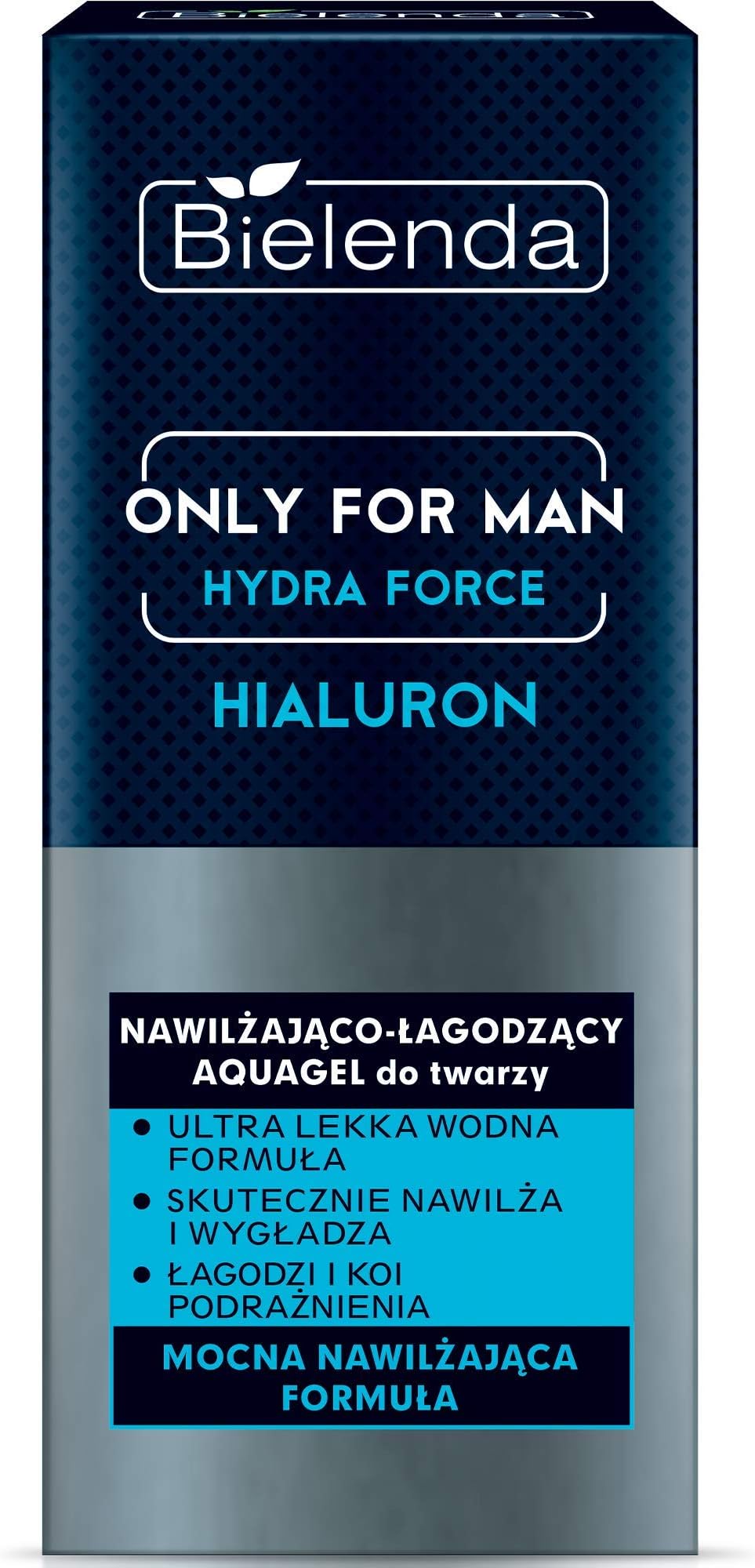 Bielenda Hydra Force - Deeply Moisturizes Eliminates The Unpleasant Sensation Of Tension And Dryness Of The Epidermis - Hydra Force - Aquagel Moisturizing And Soothing Face Cream - 50 ml