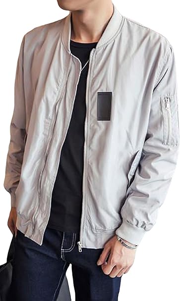 Amazon Debangni メンズ ブルゾン ジャケット 春夏秋服 長袖 Ma 1ジャケット ジャンパー 無地 スリム カジュアル アウター 野球服 スポーツ おしゃれ 通勤 通学 大きいサイズシンプルグレーn6 コート ジャケット 通販 Amazon Debangni メンズ ブルゾン ジャケット 春夏秋服 長袖 Ma 1ジャケット ジャンパー 無地 スリム カジュアル アウター 野球服 スポーツ おしゃれ 通勤 通学 大きいサイズシンプルグレーn6 コート ジャケット 通販