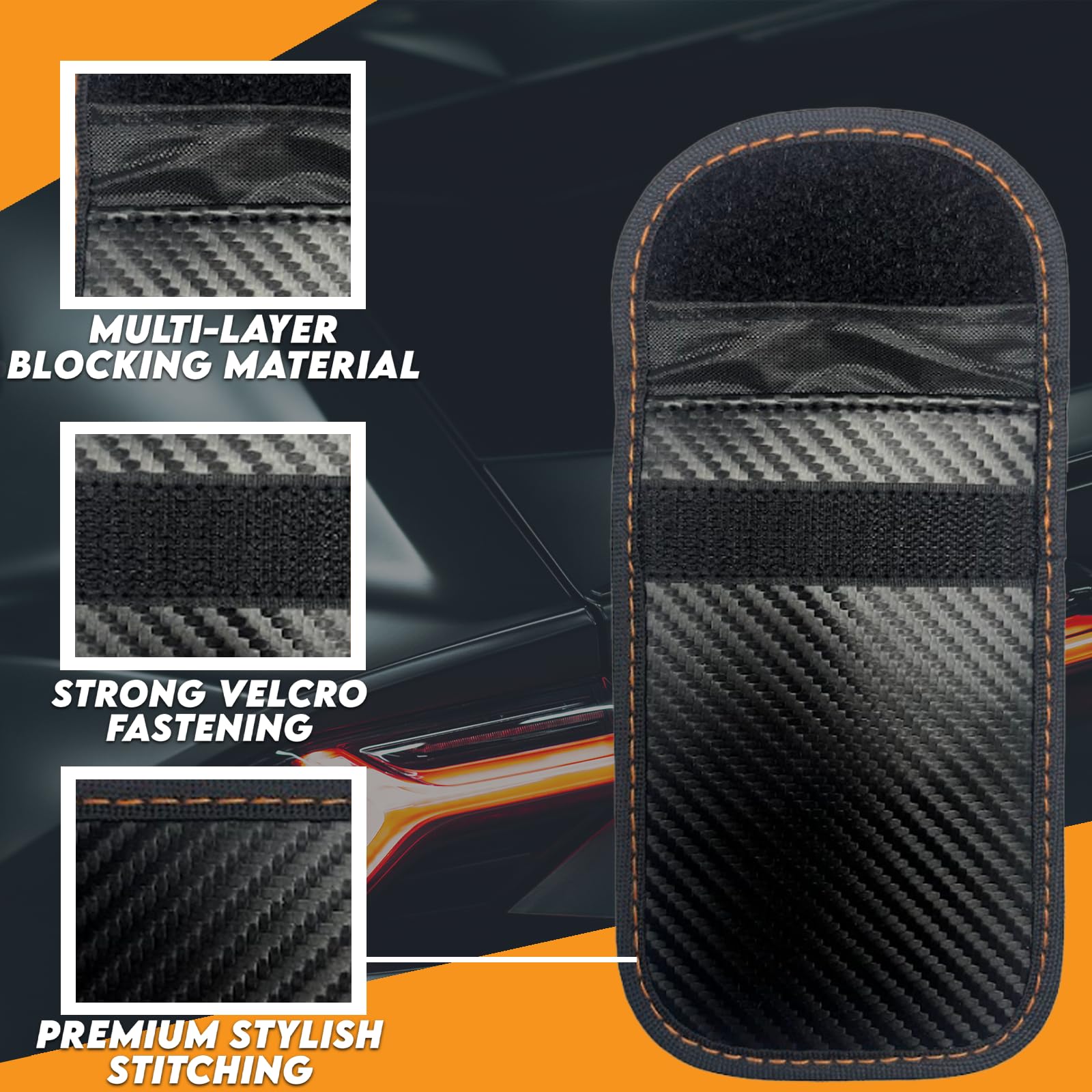 Xtremeauto Car Key Signal Blocker Pouch 2 Pack - Image 3