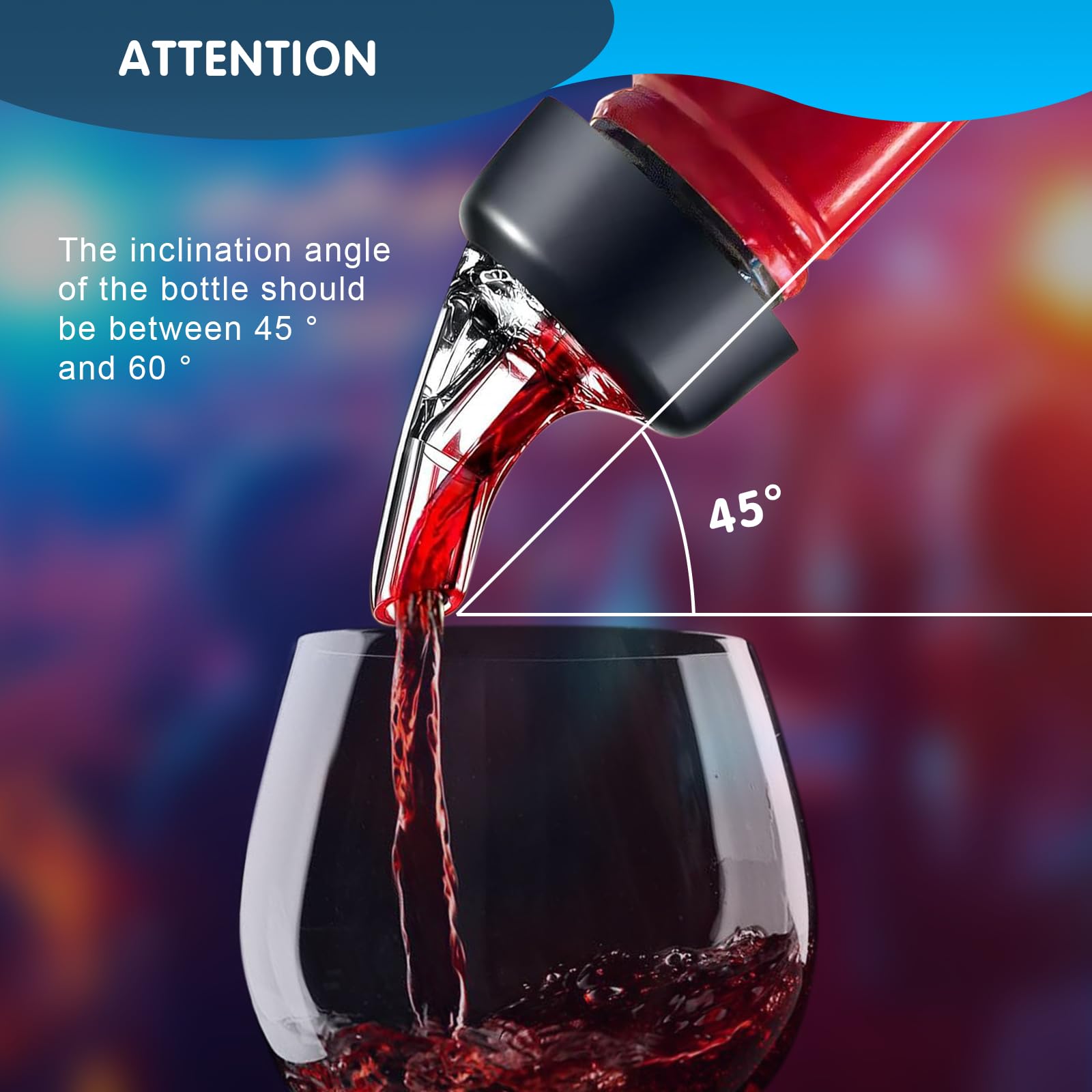 2 cl Dosificadores por Boquilla Transparente 4PCS Medidores, Porcionadores Auto-Pour para Vino, Licores, Cócteles y Aceite