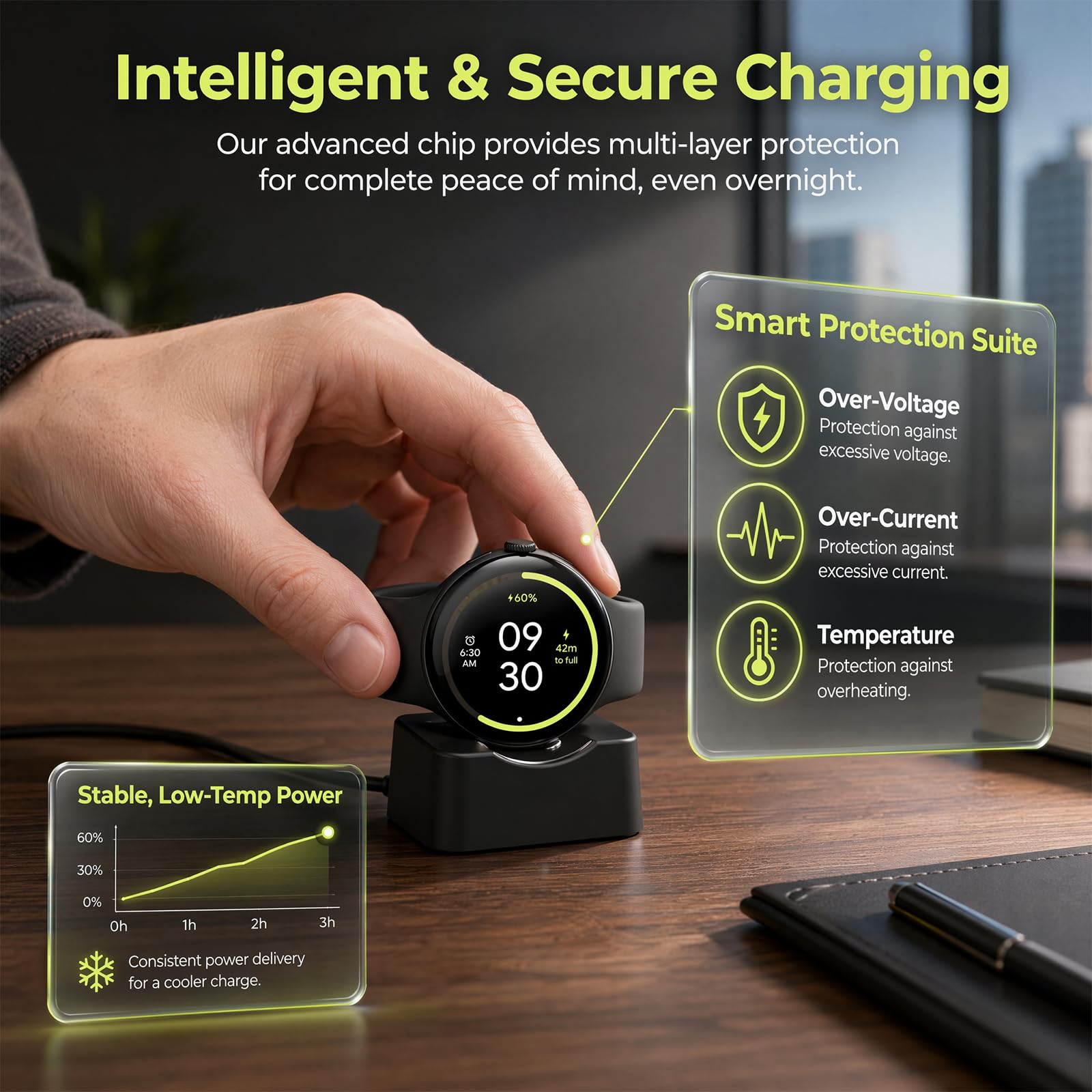 Magnetic Charger Dock Watch 4 Replacement