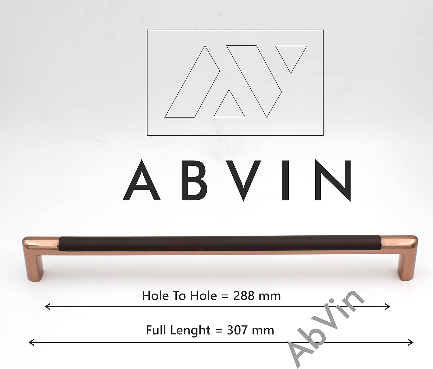 Modern Slim Textured Copper Handles Pulls Cabinet Drawer Dresser Furniture Knob Handle Pulls - 1 pcs (Not Black) (12 inch)