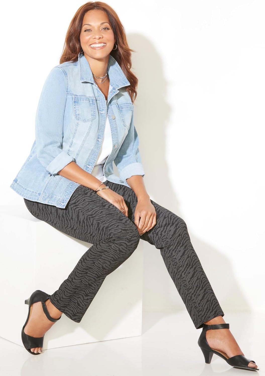 Catherines Women's Plus Size Classic Jean Jacket