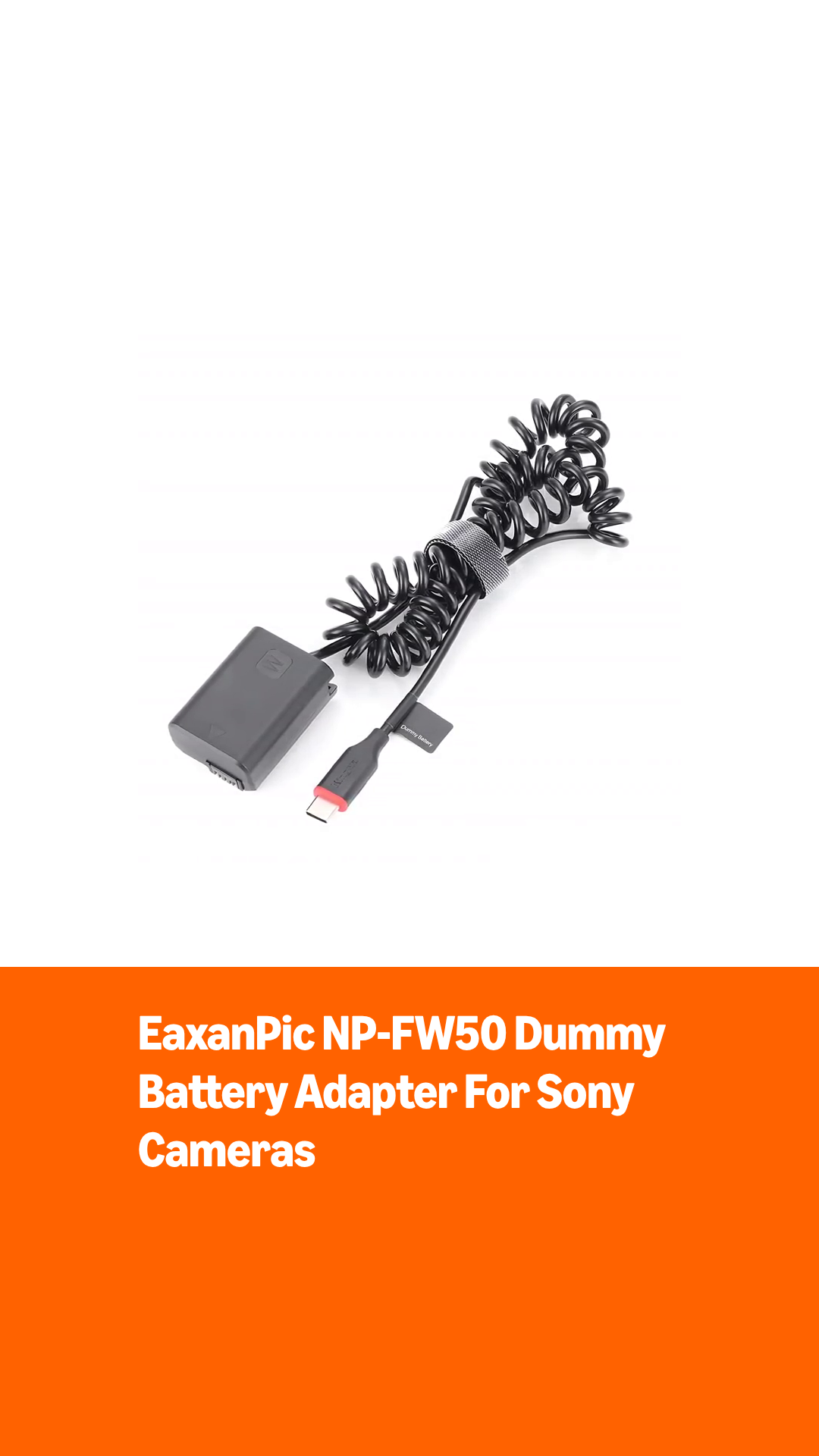 Amazon.com : NP-FW50 Dummy Battery AC Power Adapter Kit Continuous