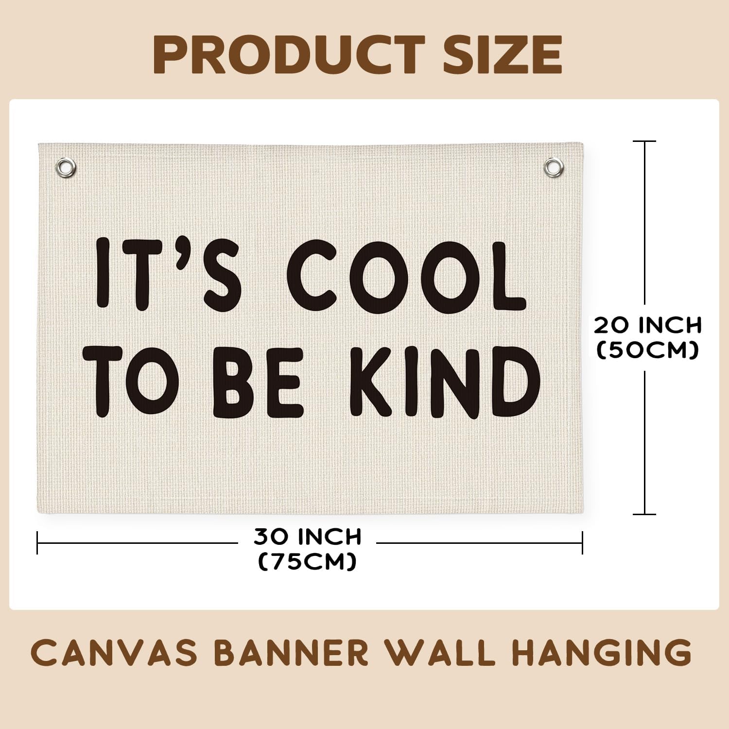 PLKMN Boys Kids Room Decor, It’s Cool to Be Kind Banner