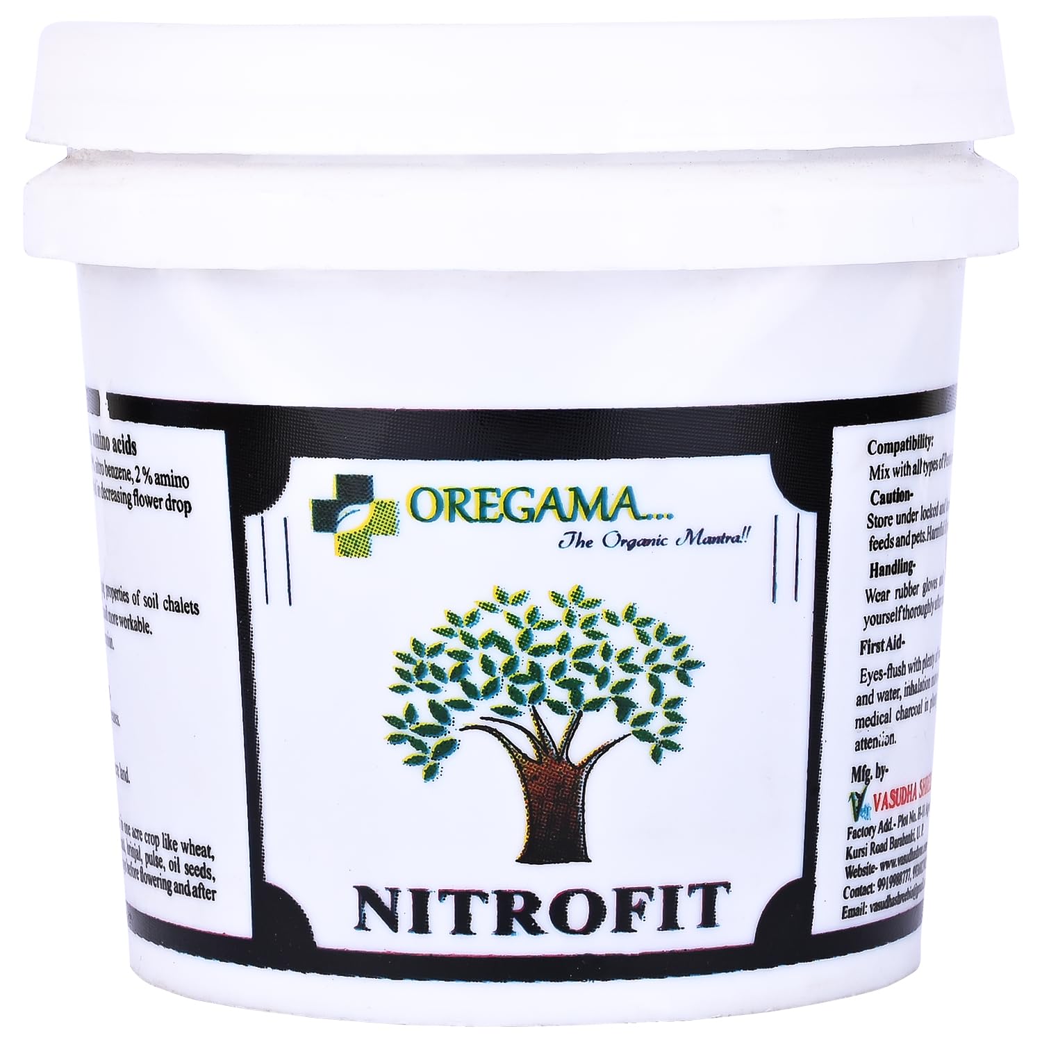 OREGAMA Nitrofit Bio Plant Tonic & Micro Nutrients for Home Farm Garden Plants (Powder, 1 Kg)