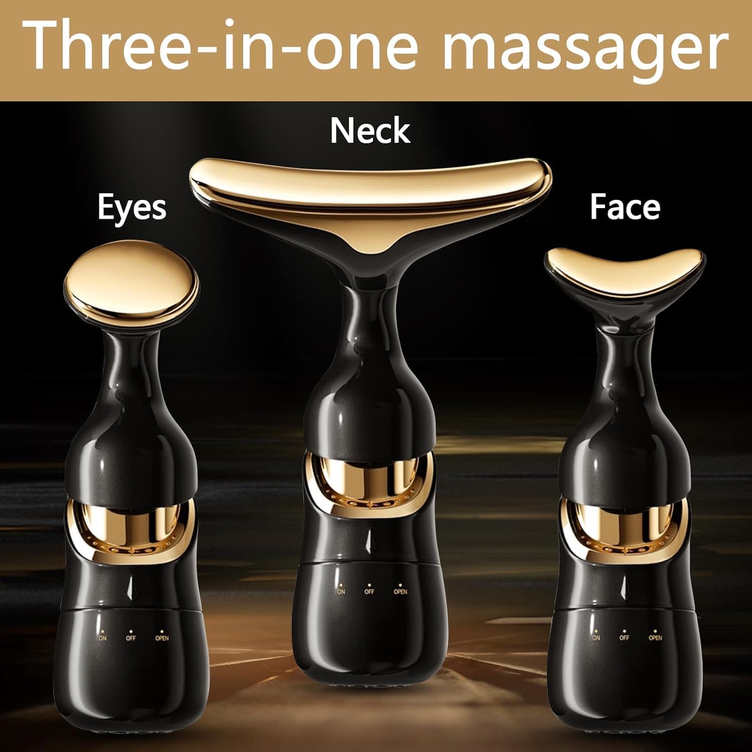 ABE 3 In 1 Anti Wrinkles Face Neck Eyes Massager,Vibration Facial Massager For Skin Care,Face Sculpting Tool Multifunctional Neck Face Beauty Device,Neck Tightening Device Face Lift Tool 3 71fUDTkrkhL. SL1500