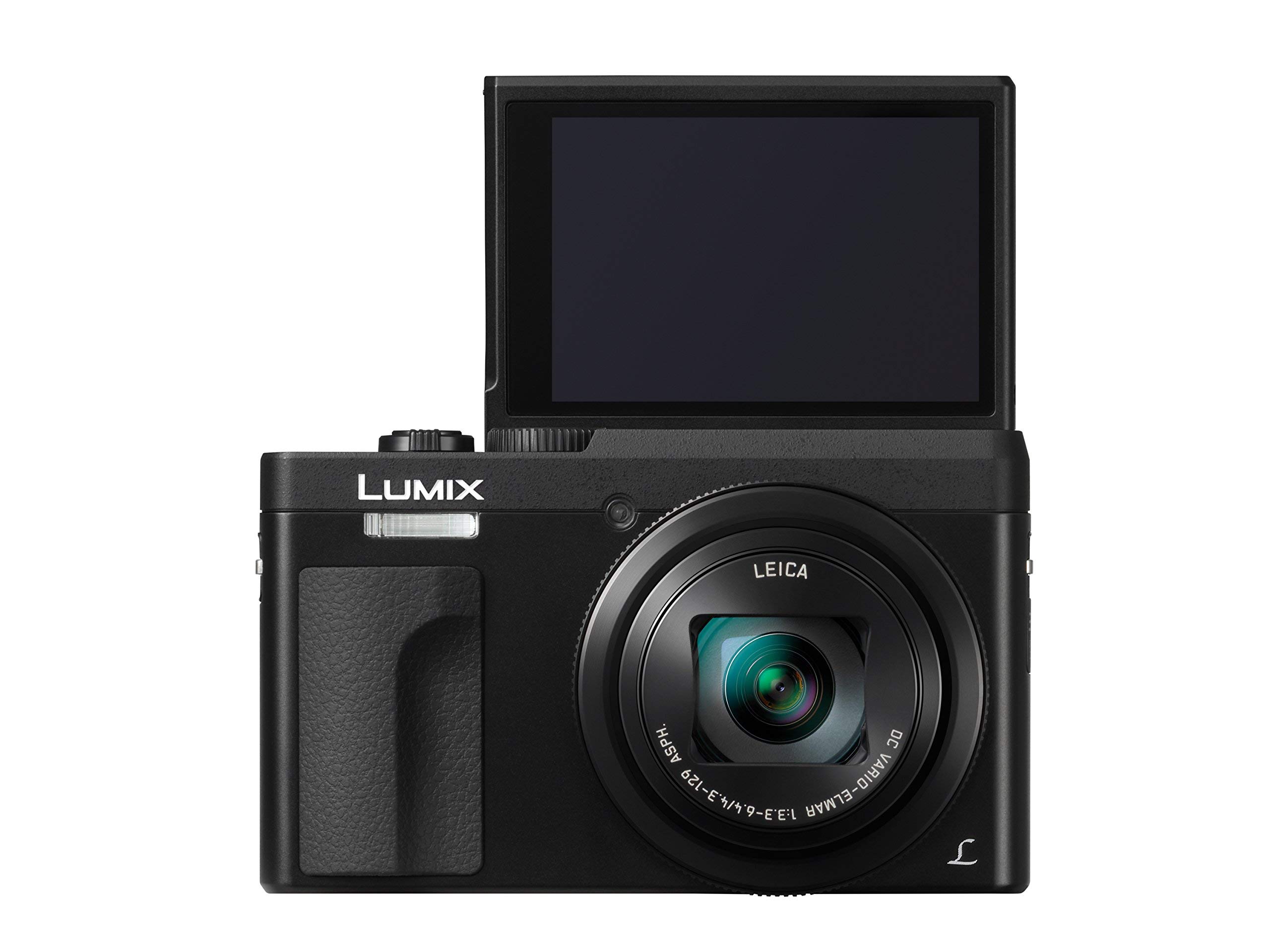 Panasonic DC-TZ90EB-K Appareil photo de voyage compact de poche à zoom 30x – Noir, vidéo et photo 4K, objectif Leica (Reconditionné)