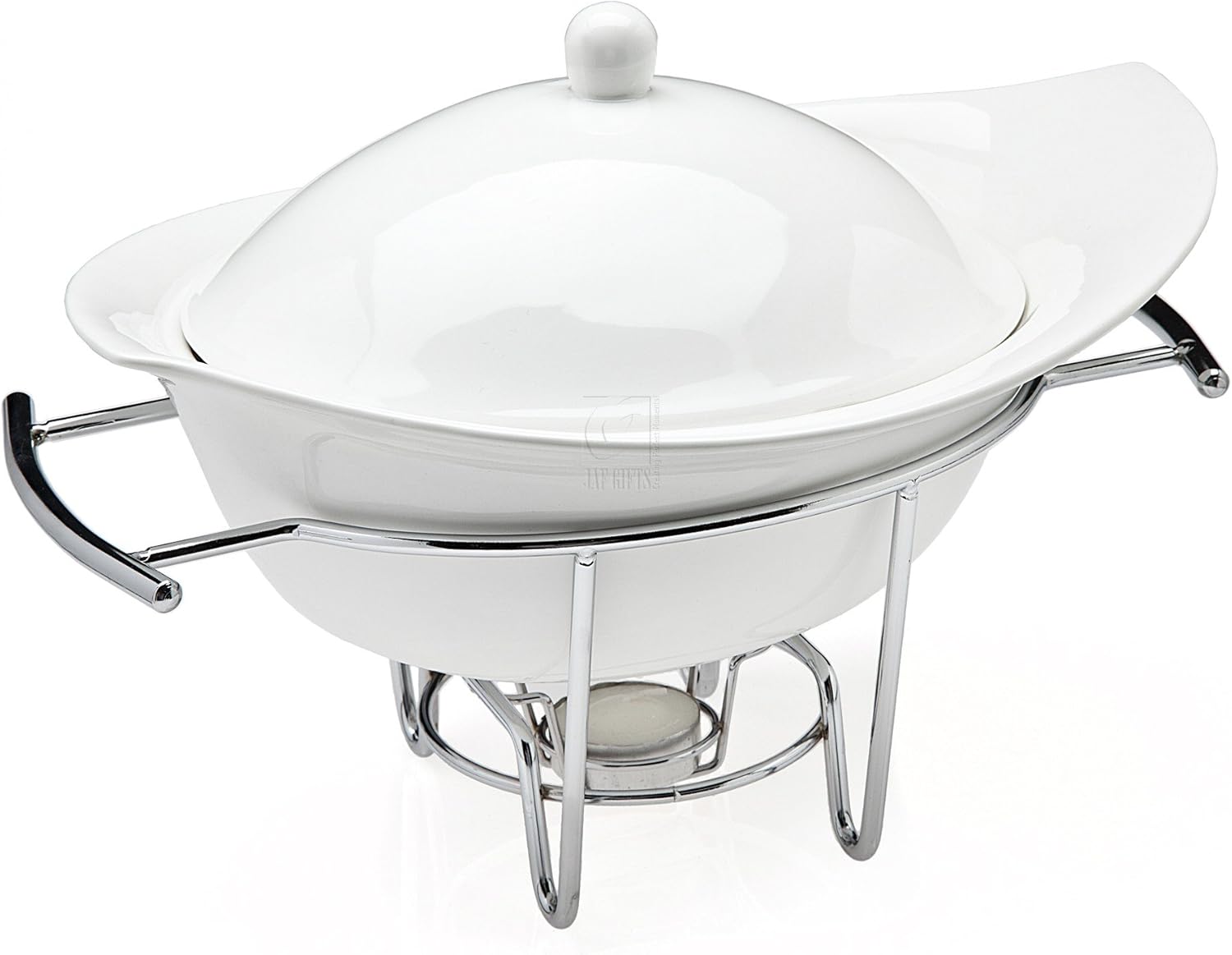 Godinger Natura 1 Quart Warmer for Hot Dishes, Fondue, Beverages and Holiday Dinner