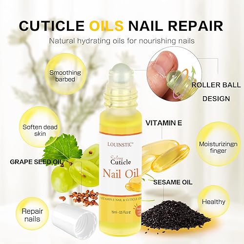 Miniatura 6 de LOUINSTIC Removedor de esmalte de uñas de gel, quita rápidamente el esmalte de uñas de gel en 3-5 minutos, removedor de esmalte de uñas con aceite