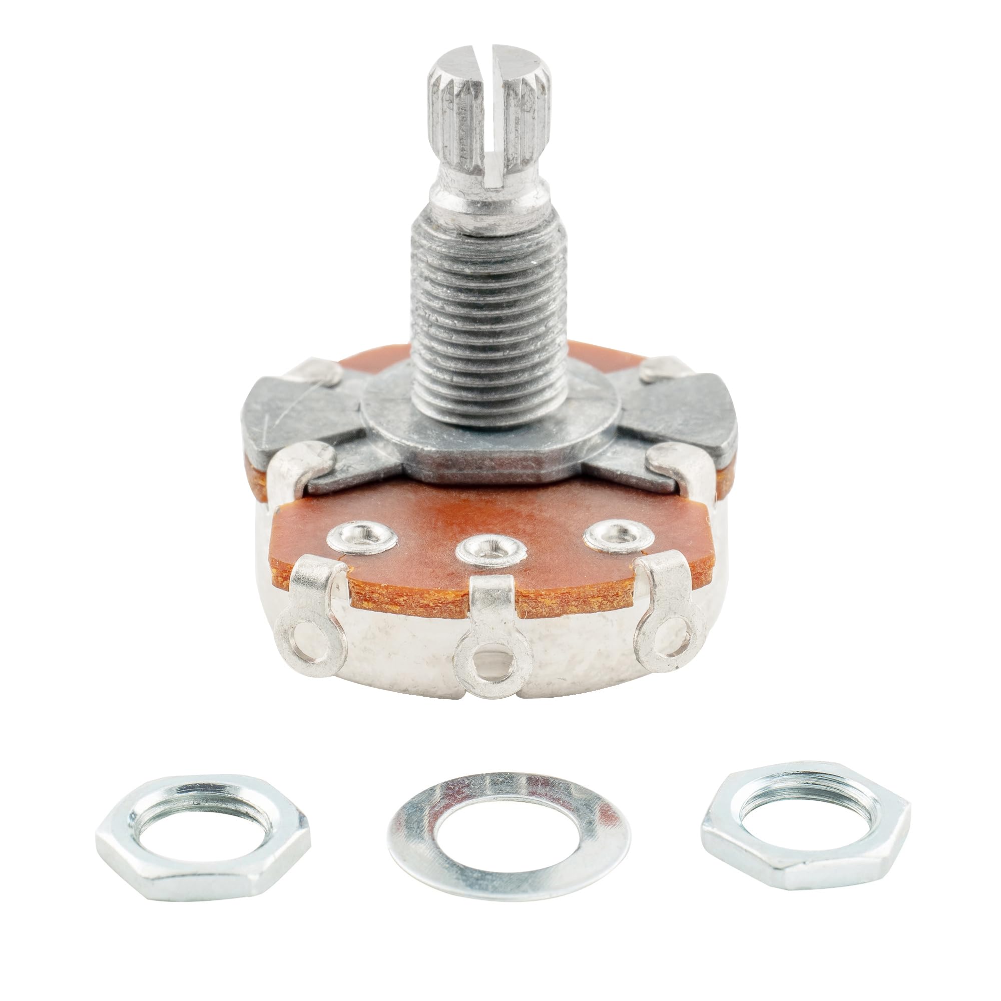 Kaish, 10 pot Audio A500K con base larga per chitarra con piccolo