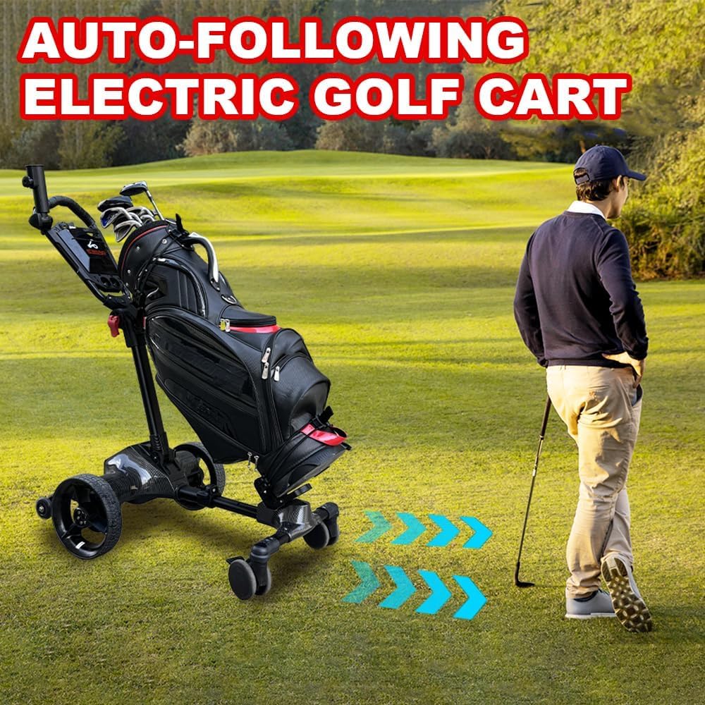 G3 Electric Golf cart,Electric Golf Caddy That Follows You,Anti-Tipping,54 Holes Battery, Remote/APP/Manual Control